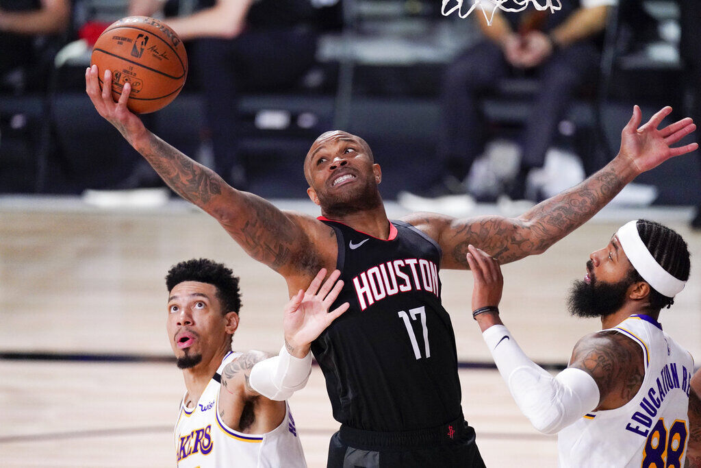 APTOPIX Lakers Rockets Basketball